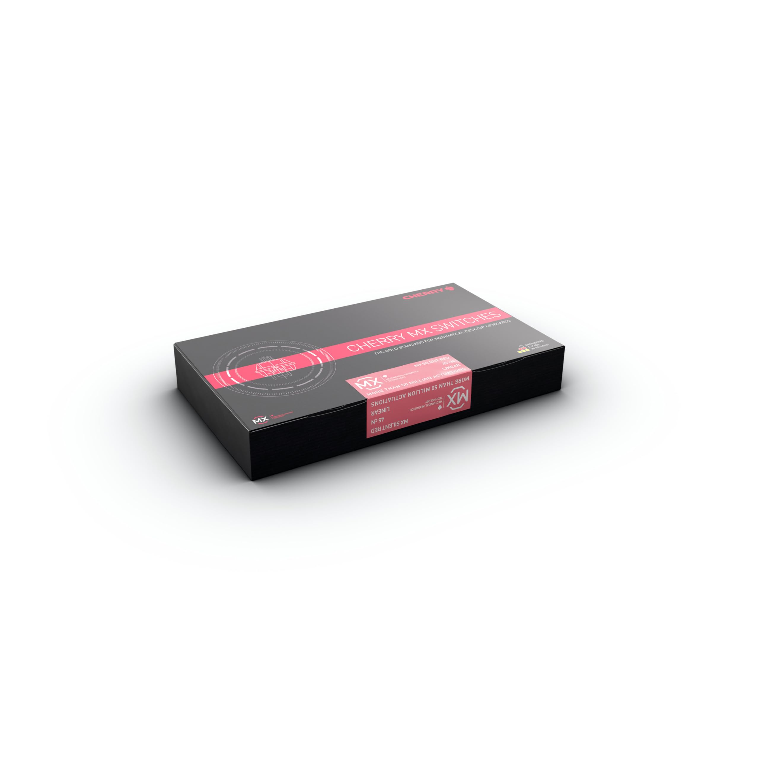 CHERRY XTRFY MX RGB Silent Red Switch Meccanici 23 Pezzi Lineari