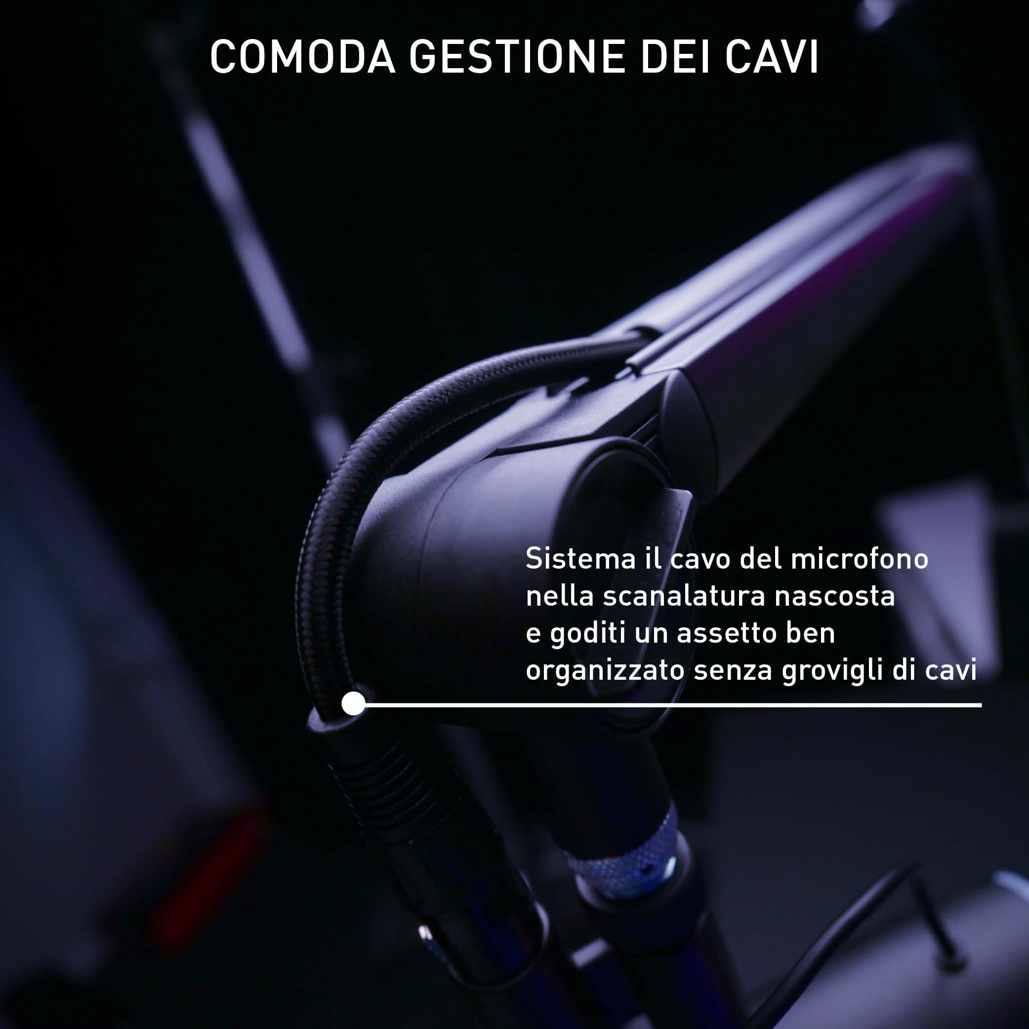 CHERRY XTRFY Ngale Boom Arm Asta Microfono Nero Alluminio