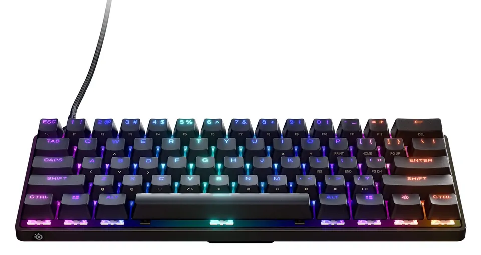 SteelSeries Apex 9 Mini tastiera gaming ottica 60% QWERTY