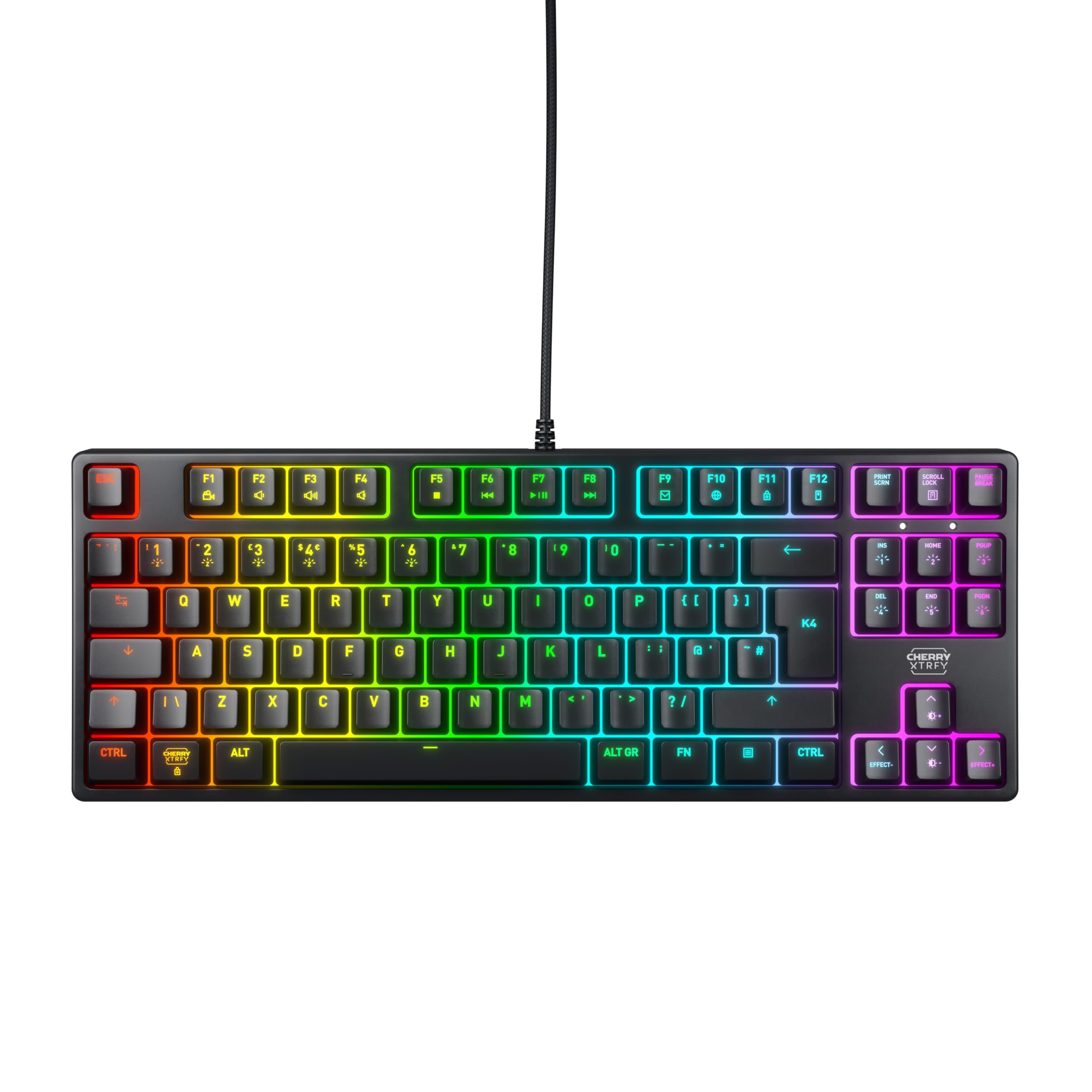 Cherry Xtrfy K4V2 TKL tastiera UK QWERTY Retro MX Red