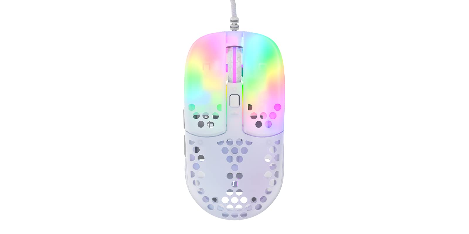 Xtrfy MZ1 Zy Rail mouse gaming con filo Pixart 3389 RGB