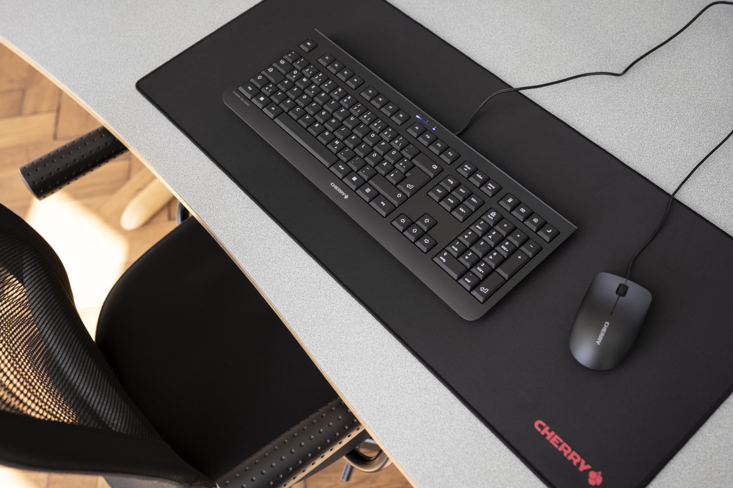 CHERRY MP 2000 Mousepad XXL 800x350 Nero Tessuto