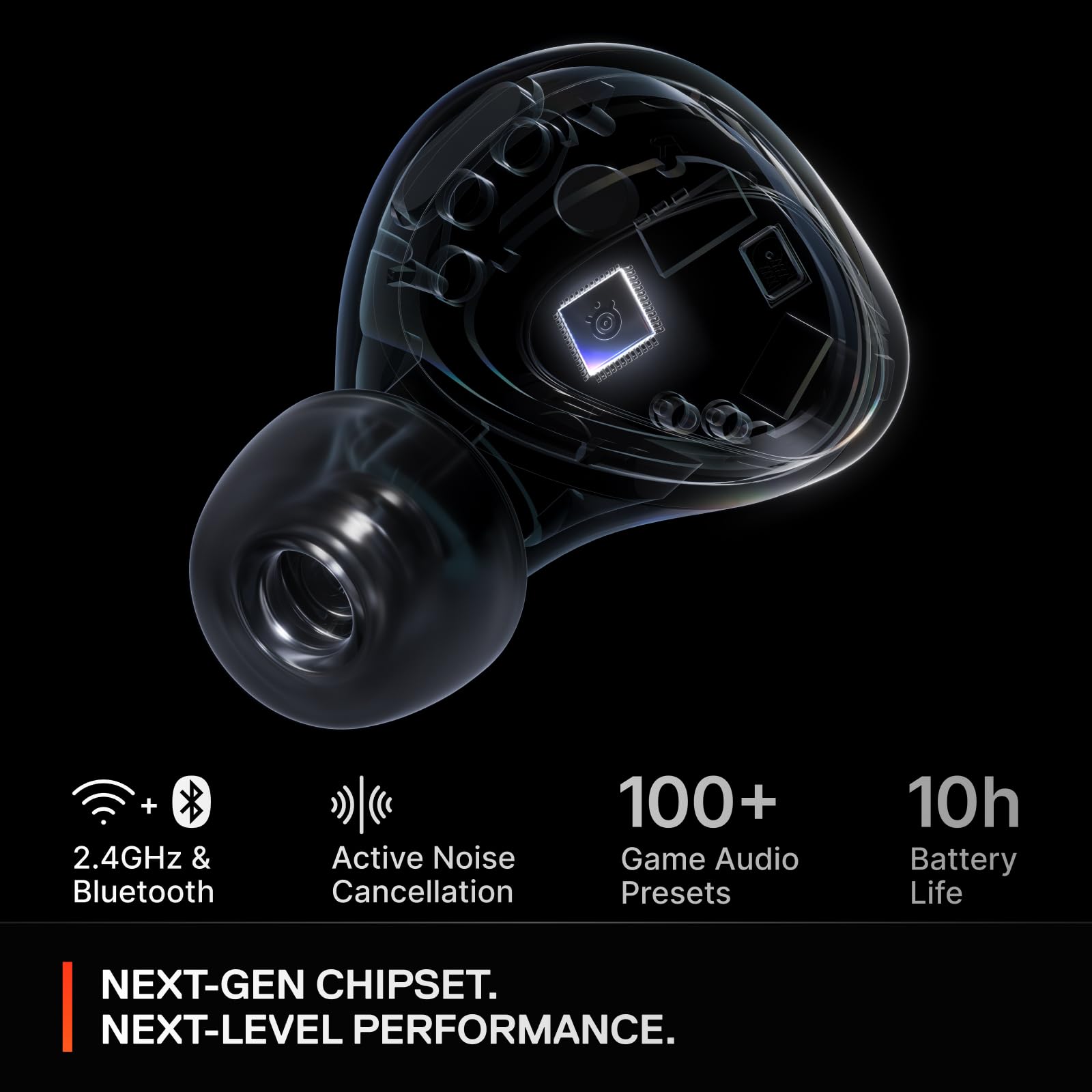 SteelSeries Arctis GameBuds auricolari gaming nero PlayStation ANC
