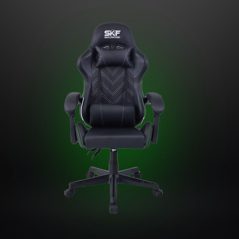 Skull Factory Forge sedia gaming PVC reclinabile con lombare