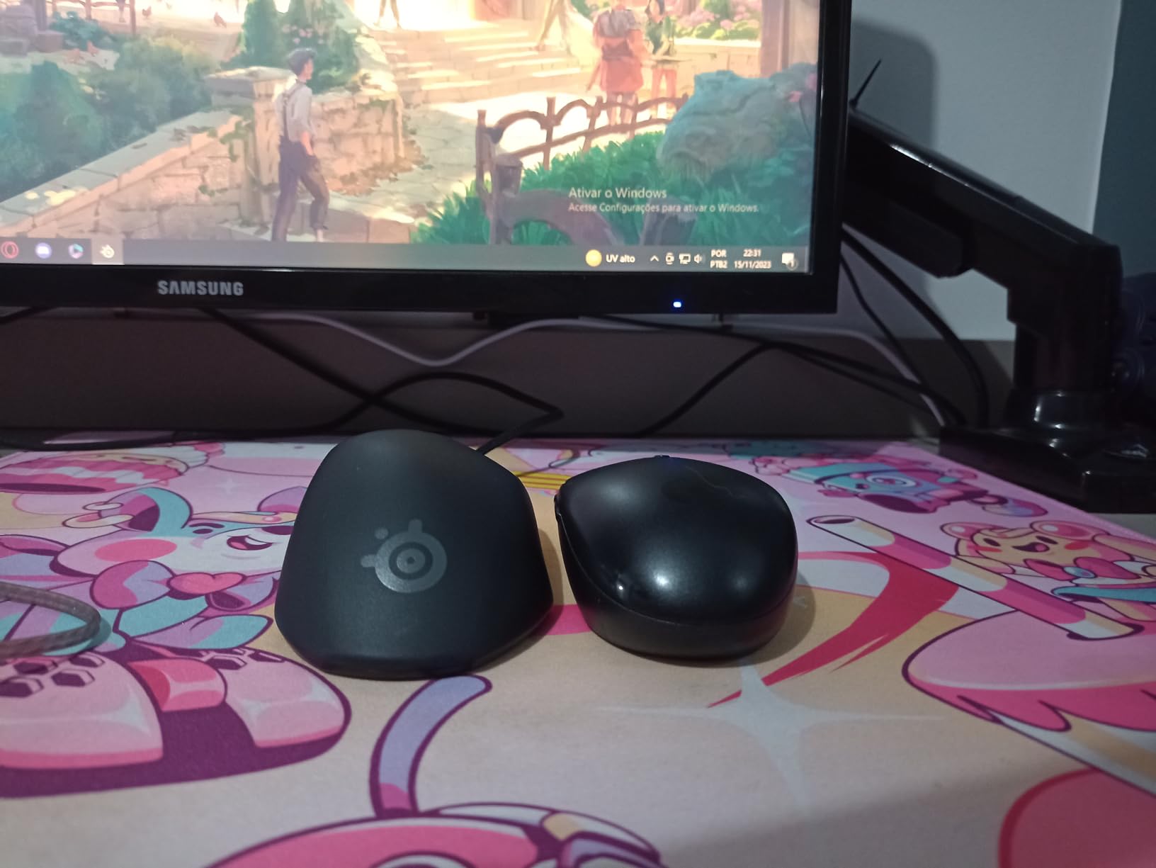 SteelSeries Prime mouse gaming cablato nero 18000 CPI