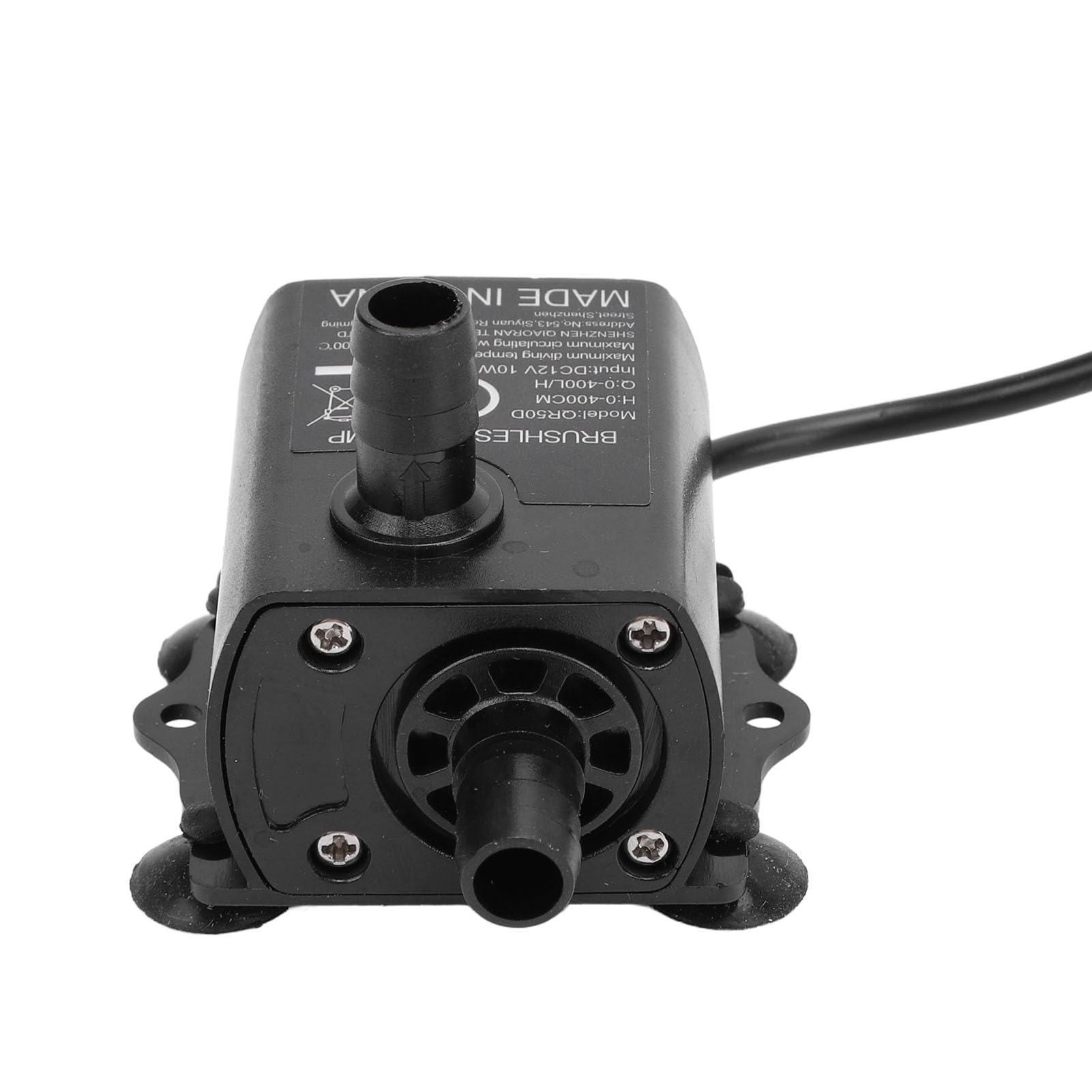 GOWENIC Pompa Sommergibile 12V 10W 400 L/h IP68 con Ventose