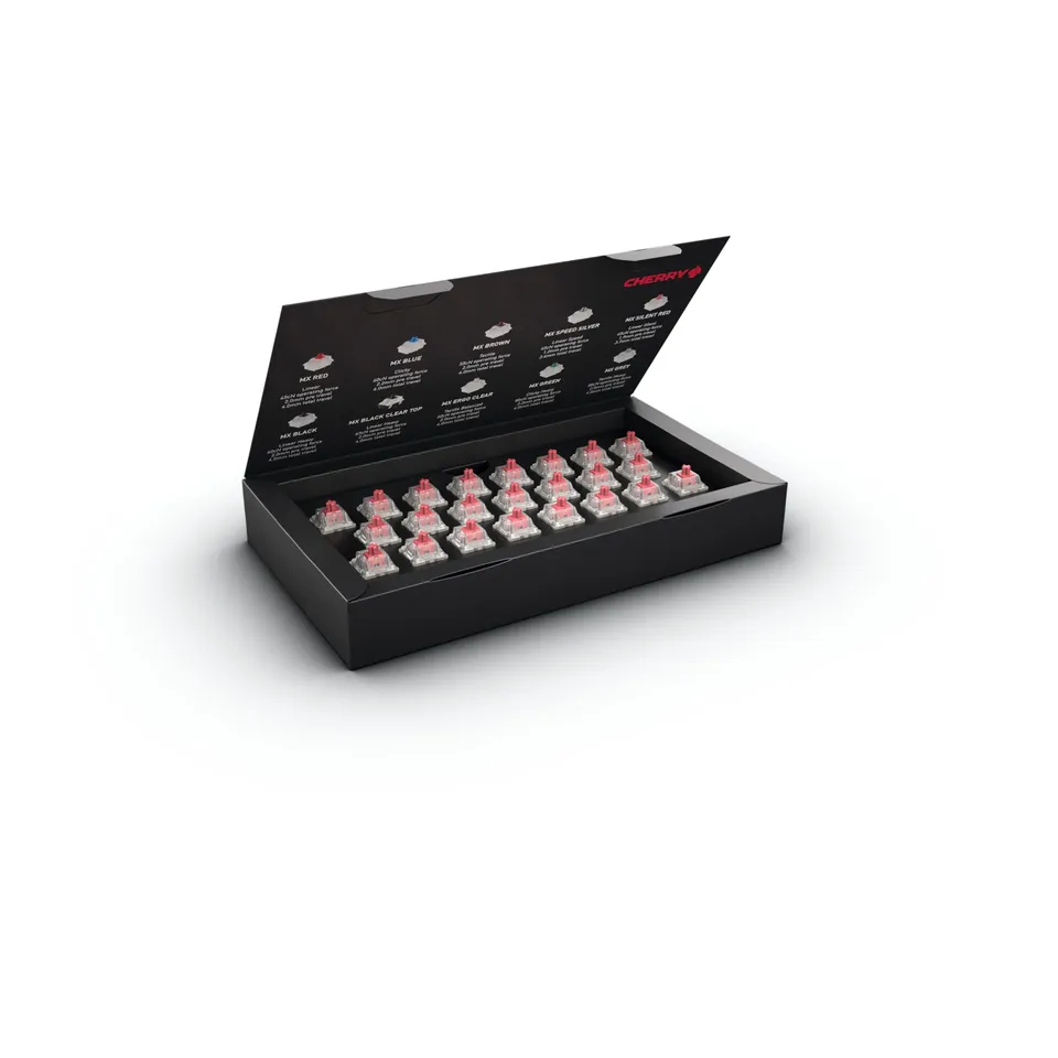 CHERRY XTRFY MX RGB Silent Red Switch Meccanici 23 Pezzi Lineari
