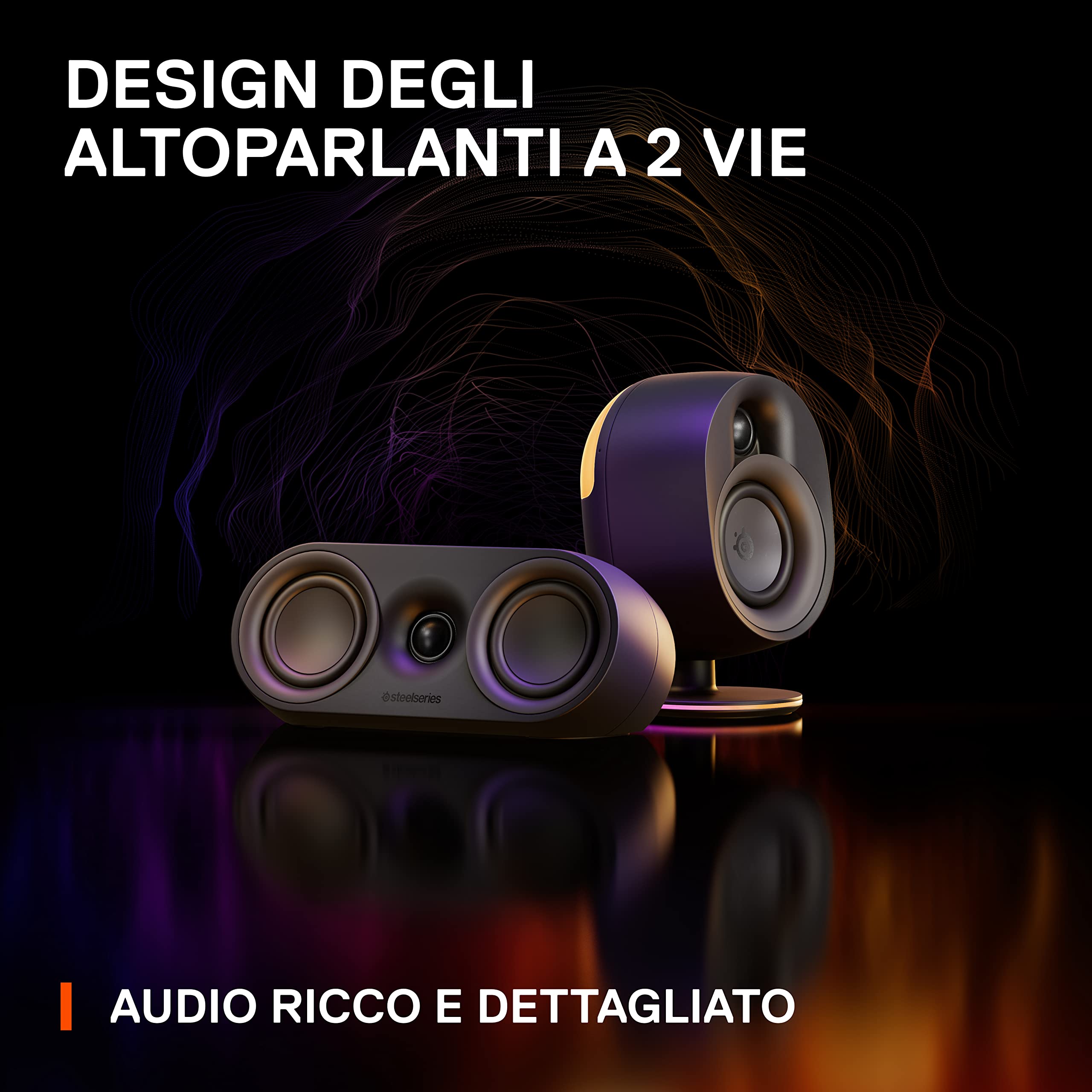 SteelSeries Arena 9 altoparlanti 5.1 RGB subwoofer USB