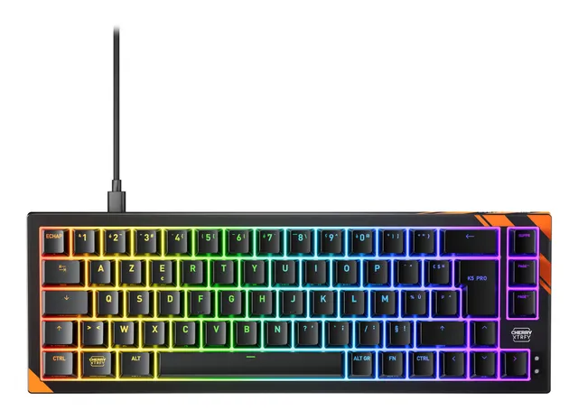 Cherry Xtrfy K5 Pro TMR Tastiera Compatta FR Nera