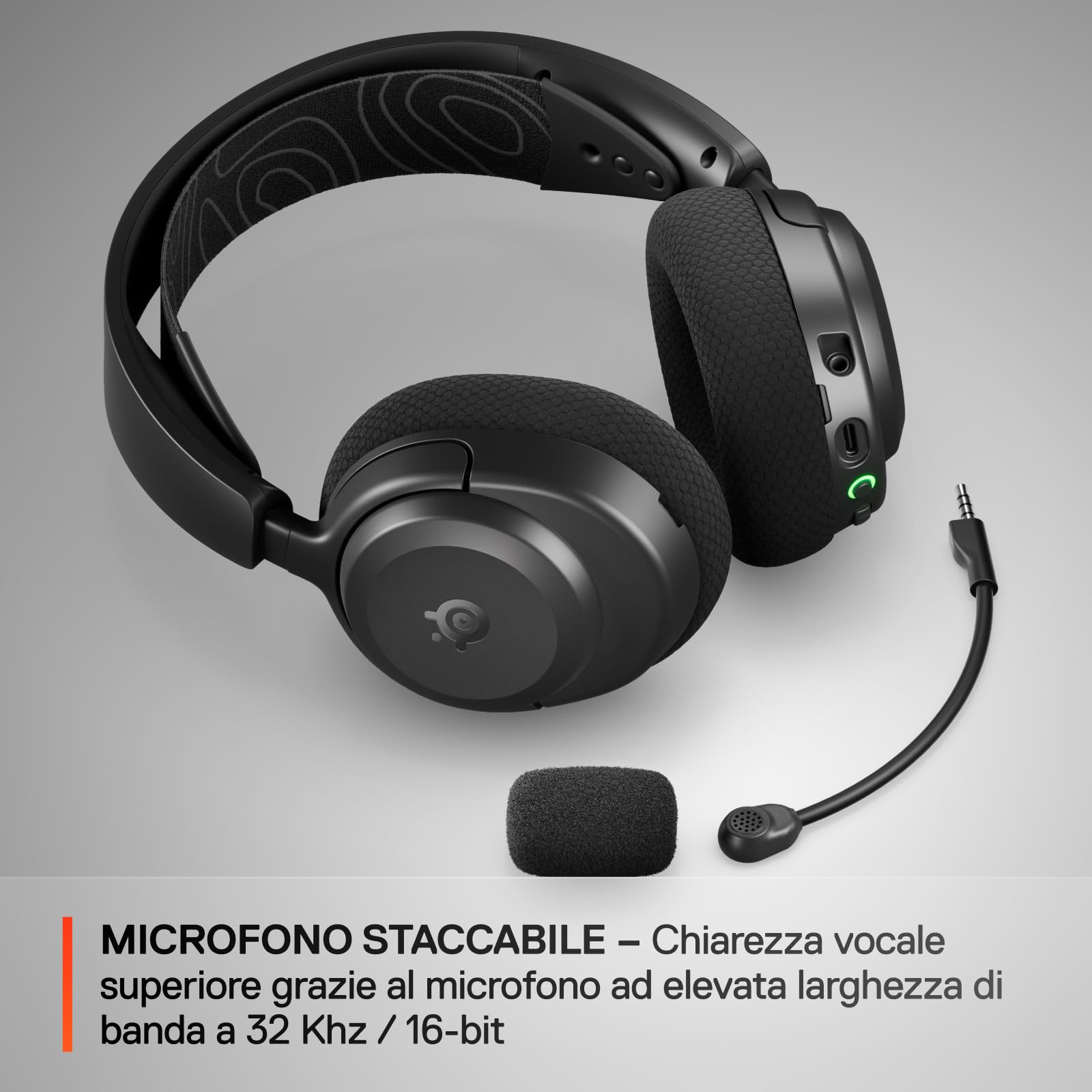 SteelSeries Arctis Nova 3P cuffie wireless nero 40h PS5 PC