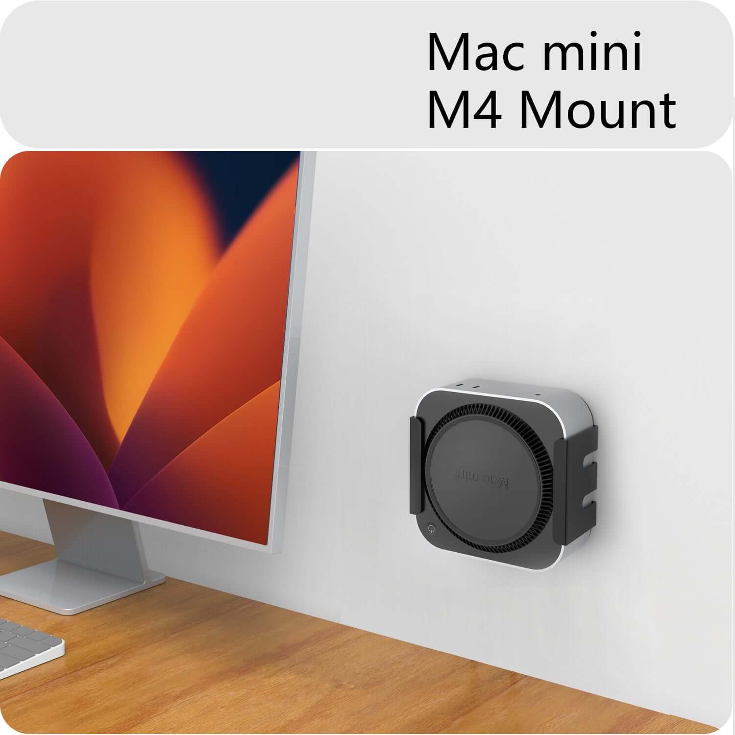Monzlteck CPU Mount supporto Mac Mini M4 sotto scrivania