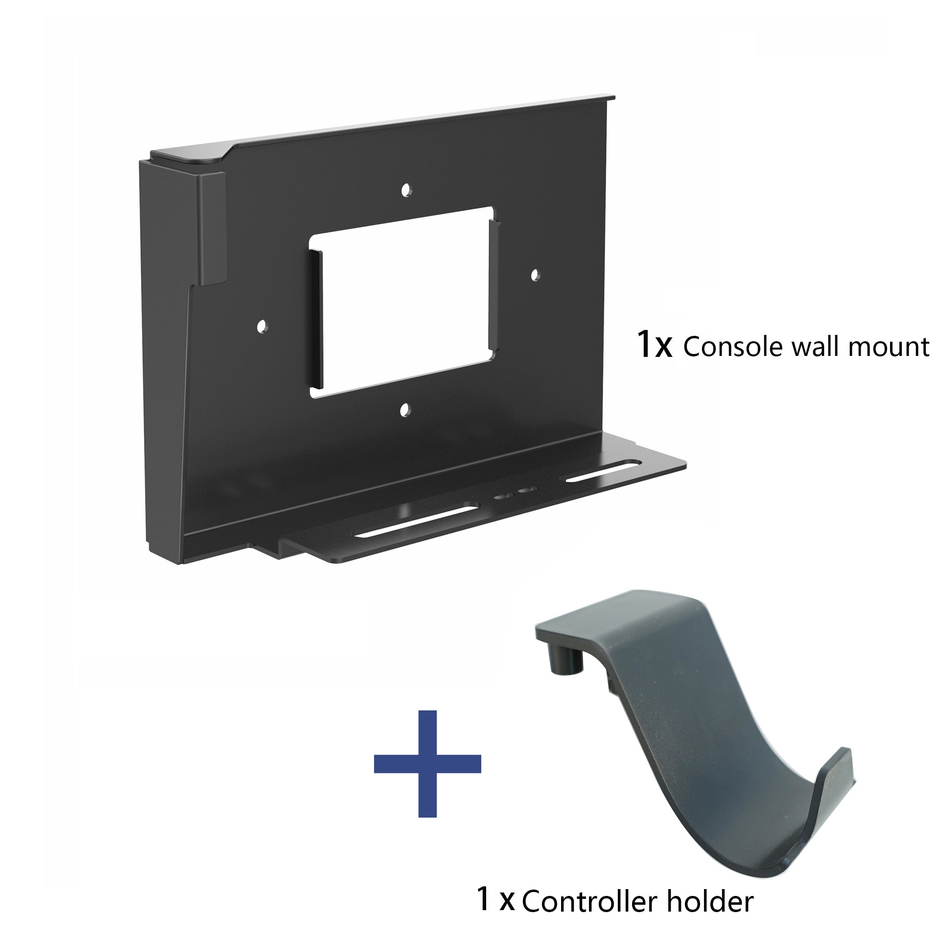 Monzlteck PS5/PS4 Mount supporto parete PS5 Slim nero