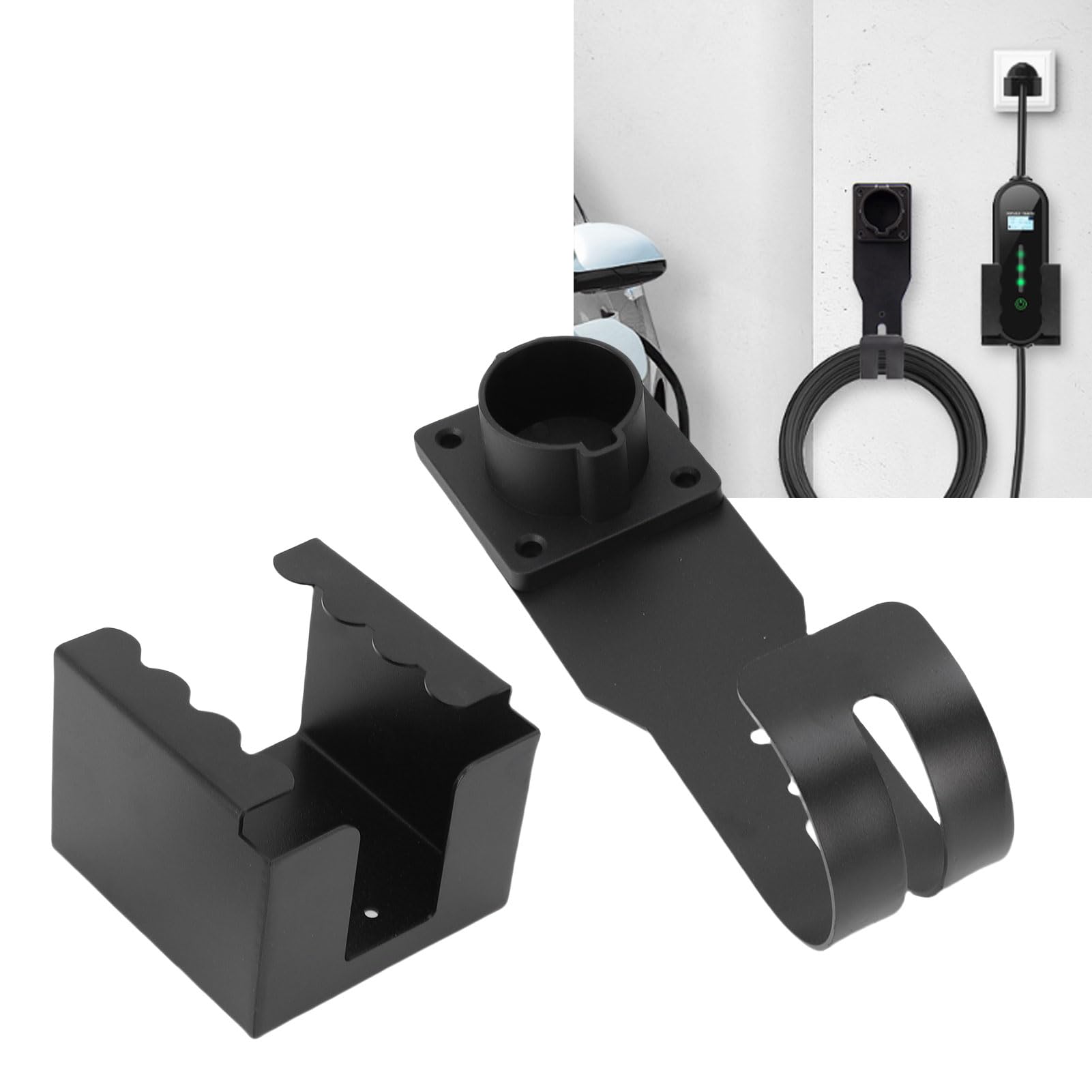 GOWENIC Supporto Parete Cavo EV J1772 Acciaio 45 Kg