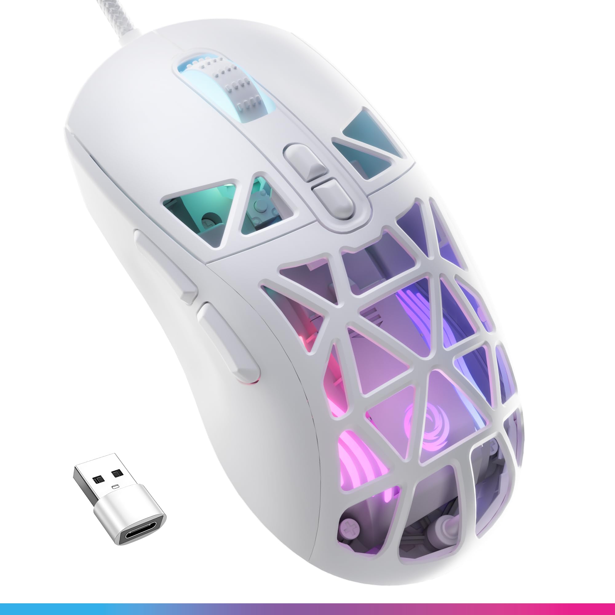 Oniverse Kryo Mouse Gaming Cablato 12800 DPI 52 g