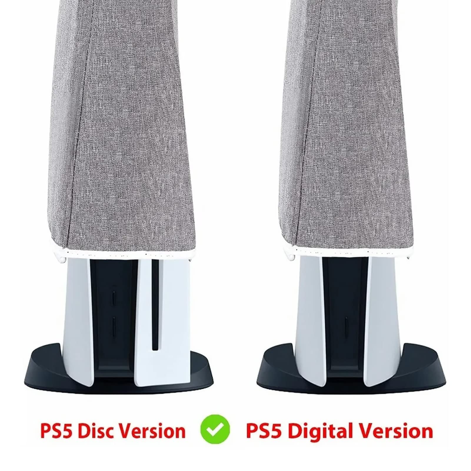 GOWENIC Copertura Antipolvere PS5 Verticale in Tessuto 39cm