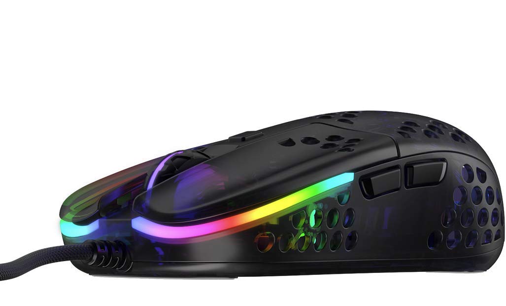 Xtrfy MZ1 Zy Rail mouse gaming con filo Pixart 3389 RGB