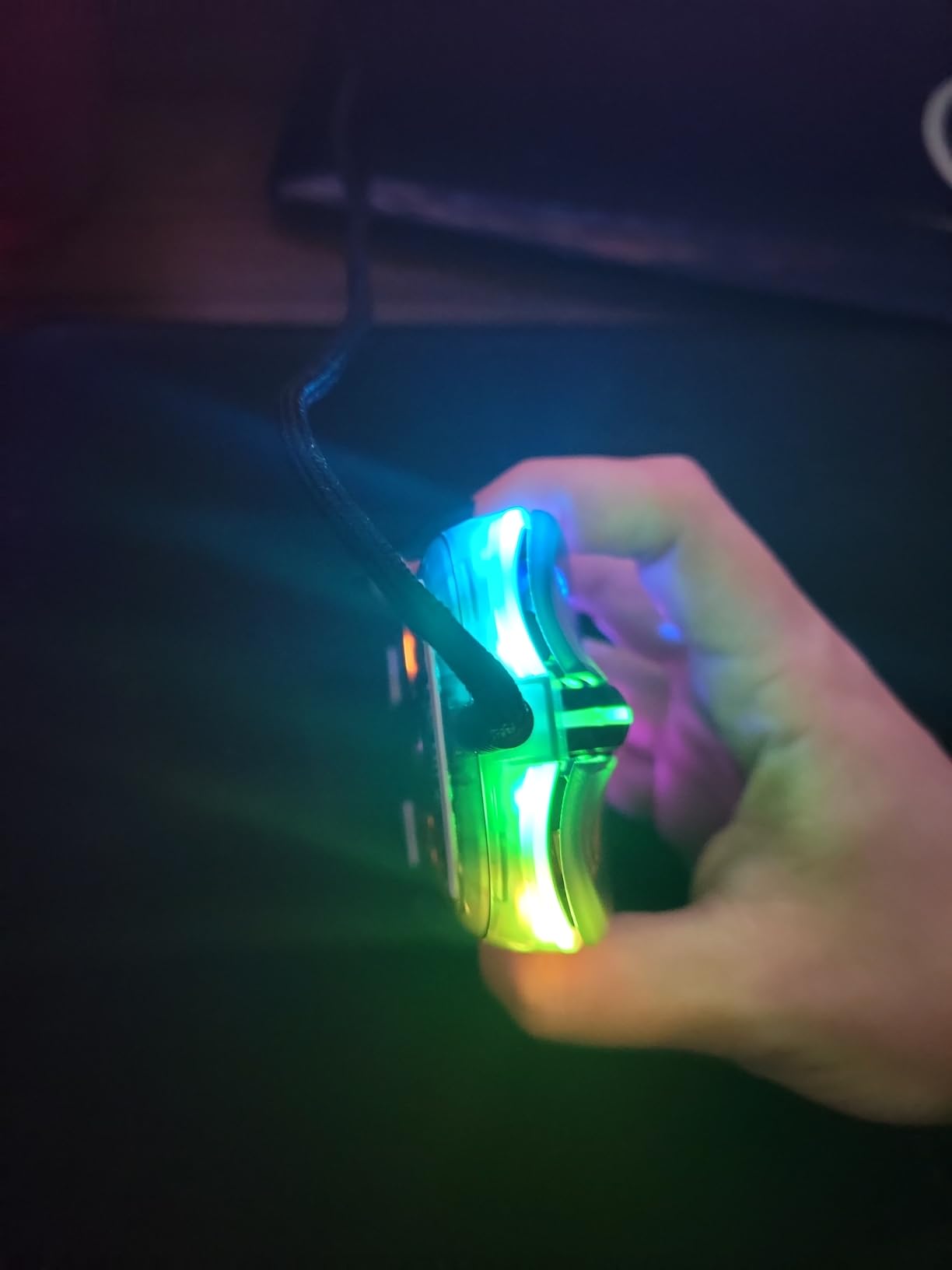 Xtrfy MZ1 Zy Rail mouse gaming con filo Pixart 3389 RGB