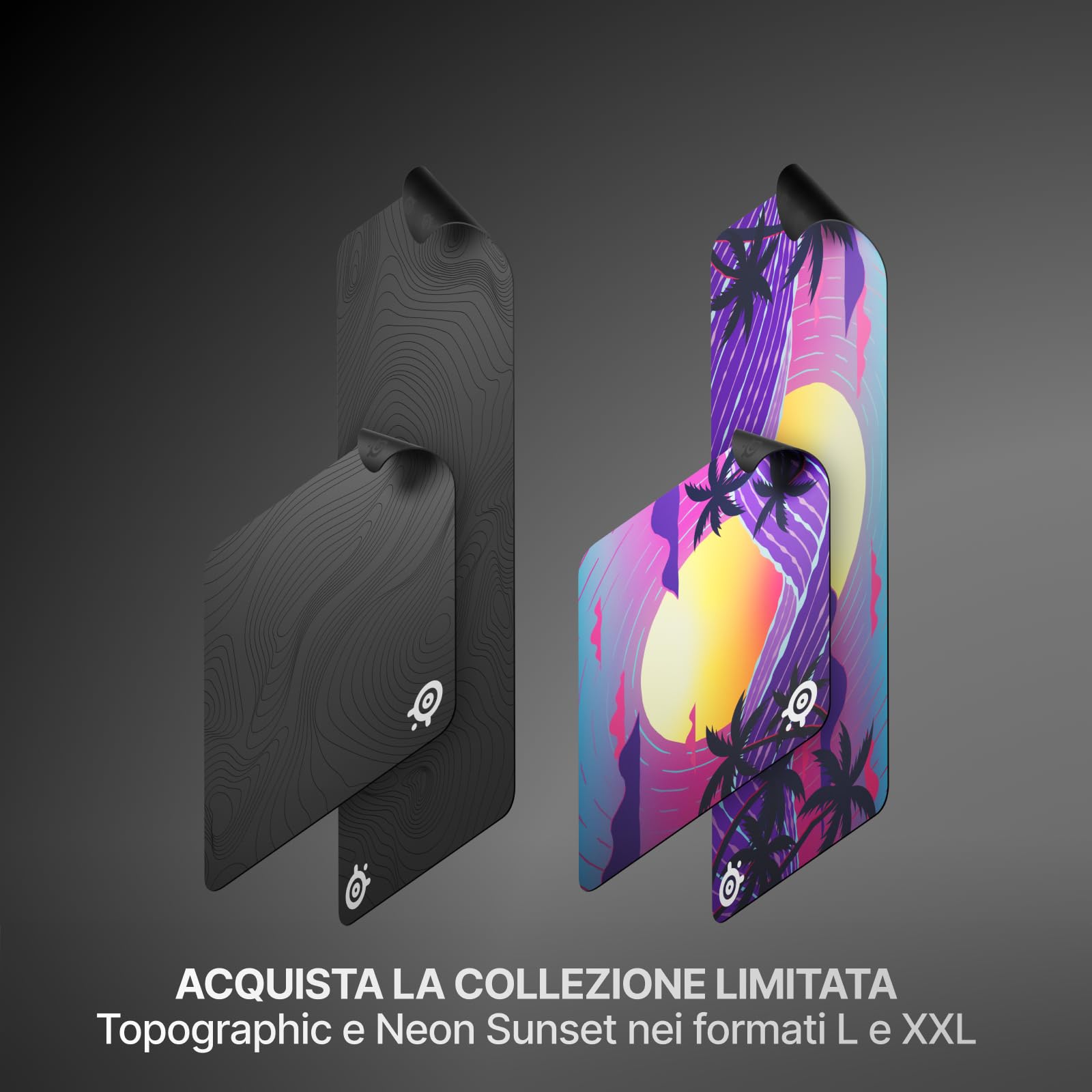 SteelSeries QcK Large tappetino mouse Topographic 45x40