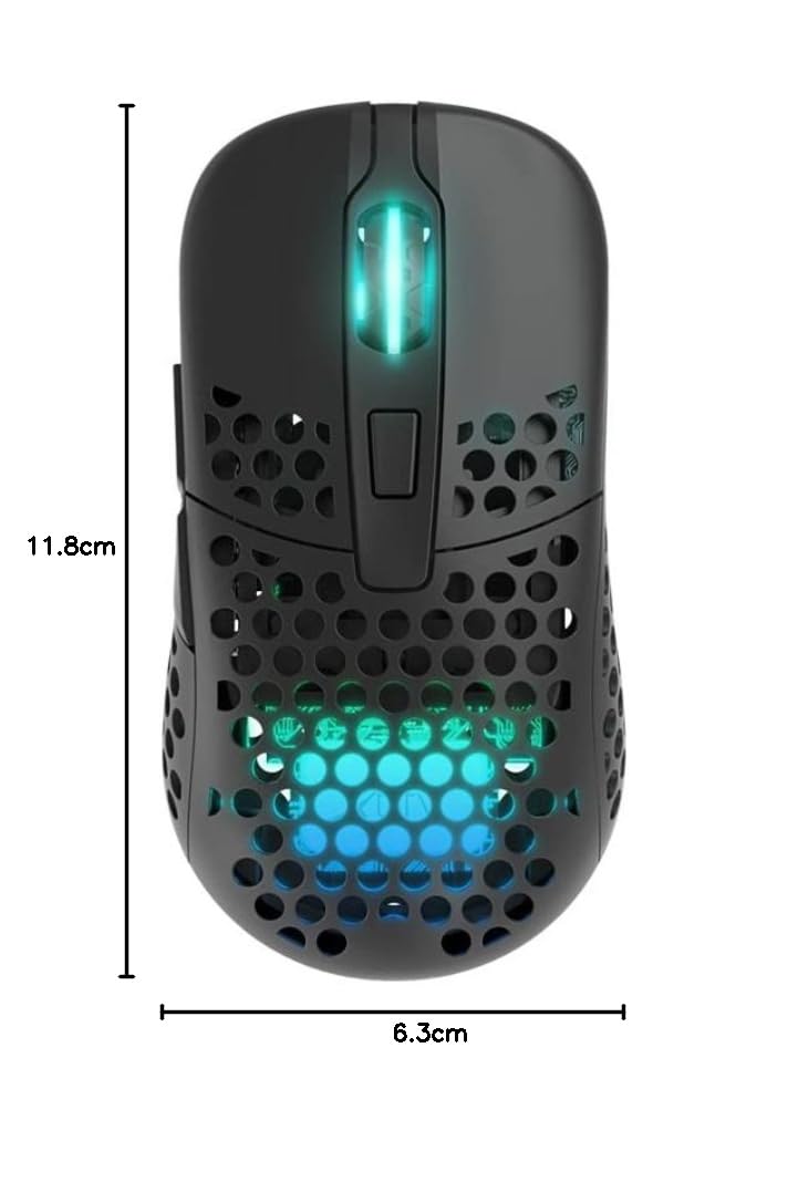 Xtrfy M42 Wireless Mouse Gaming Nero RGB Pixart 3370