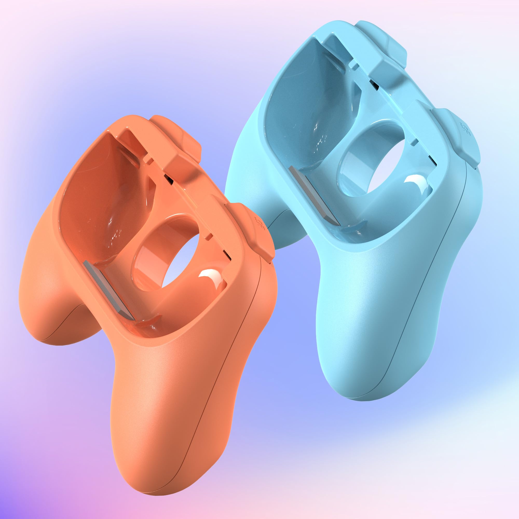 Oniverse Impugnature Joy-Con Switch 2 Grip Arancione Blu 2pz