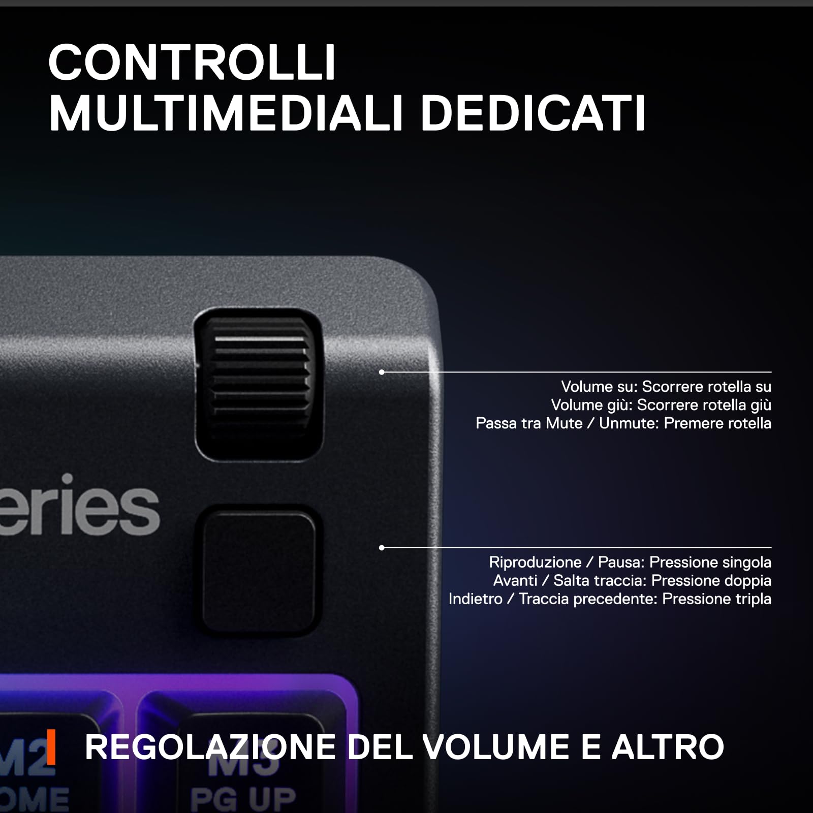 SteelSeries Apex 3 TKL Tastiera Gaming RGB Nera 8 Zone