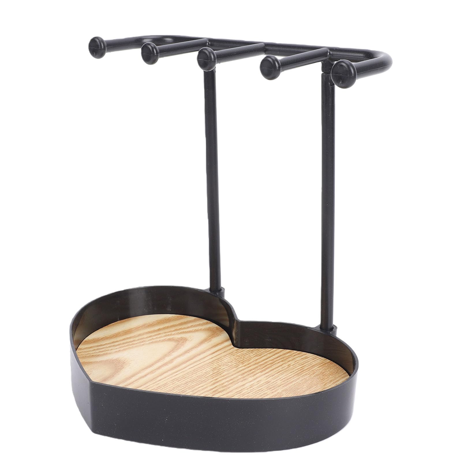 GOWENIC Espositore Gioielli Cuore Nero Porta Collane ABS