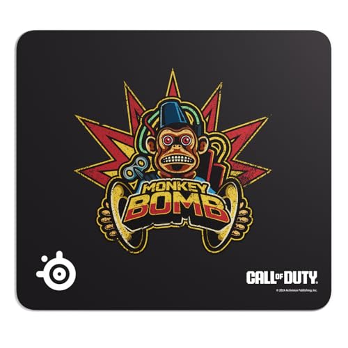 SteelSeries QcK L tappetino mouse Monkey Bomb Call of Duty