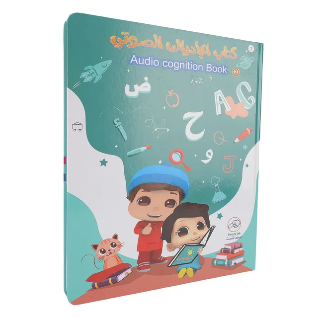 Gowenic Libro Sonoro Bilingue arabo inglese educativo ricaricabile