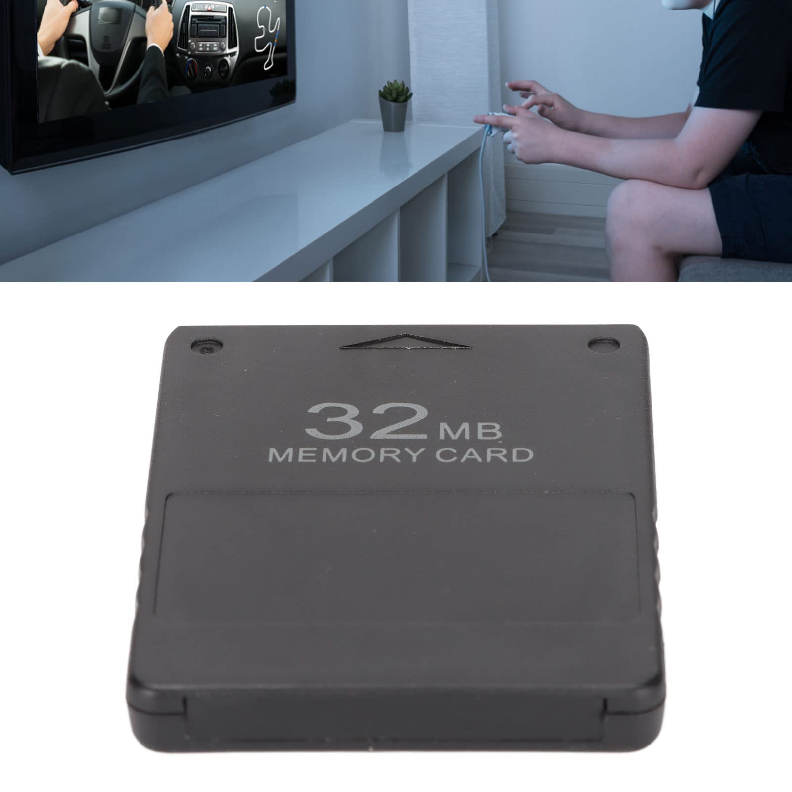 GOWENIC Memory Card PS2 32MB Scheda Memoria Nera