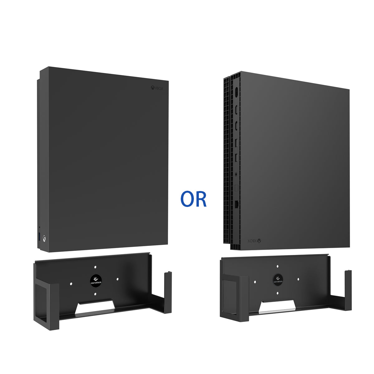 Monzlteck XBOX Mount supporto parete Xbox One X metallo