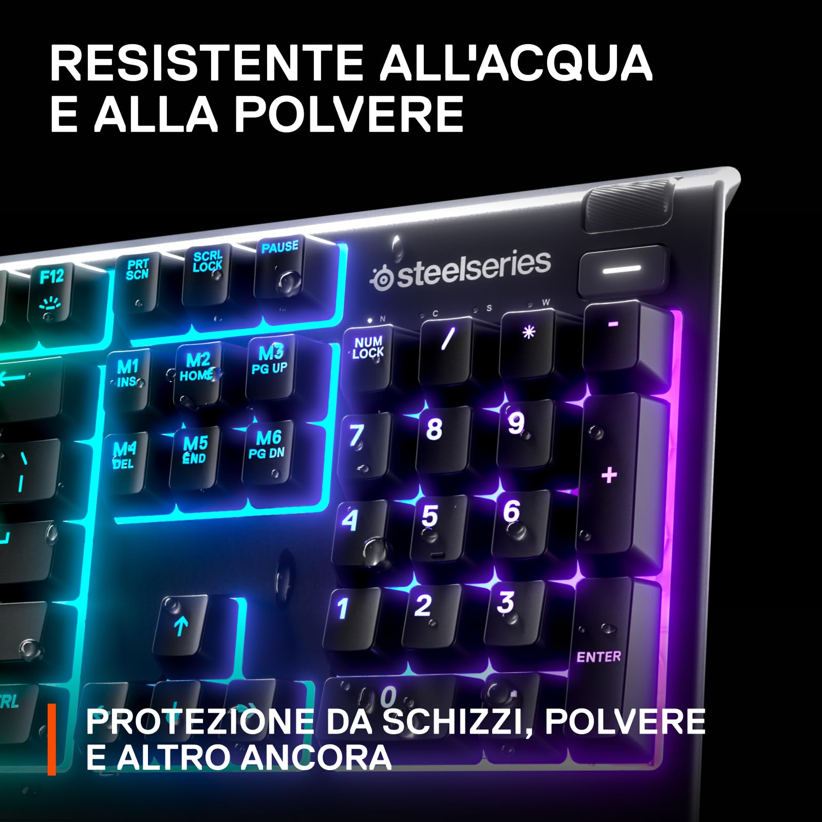 SteelSeries Apex 3 TKL Tastiera Gaming RGB QWERTY Inglese