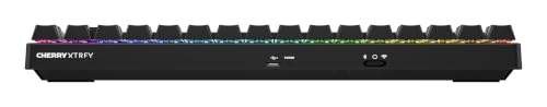 Cherry Xtrfy K33 Compact Tastiera Wireless DE Nera 75%