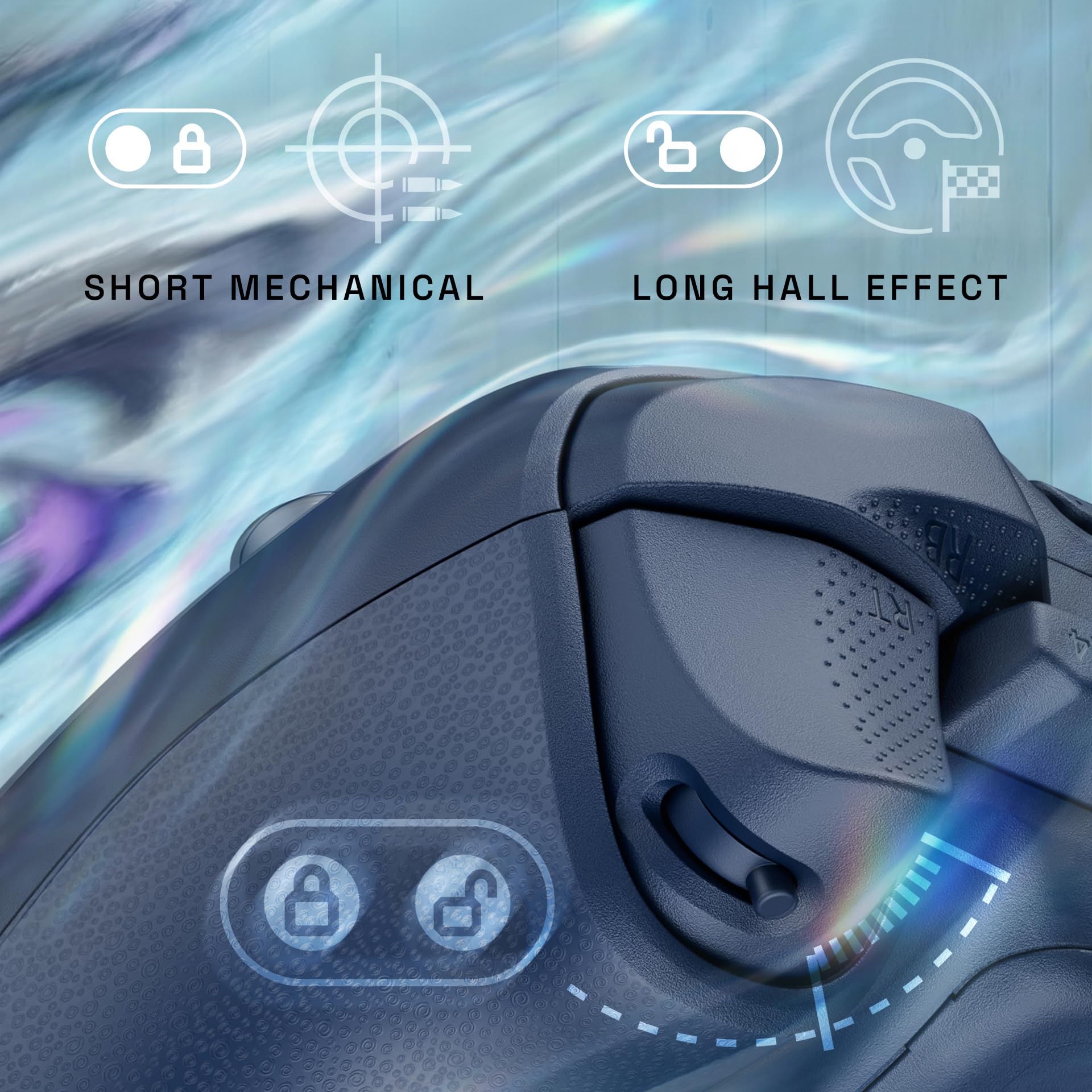 Oniverse Starion controller wireless PS5 blu Hall Effect