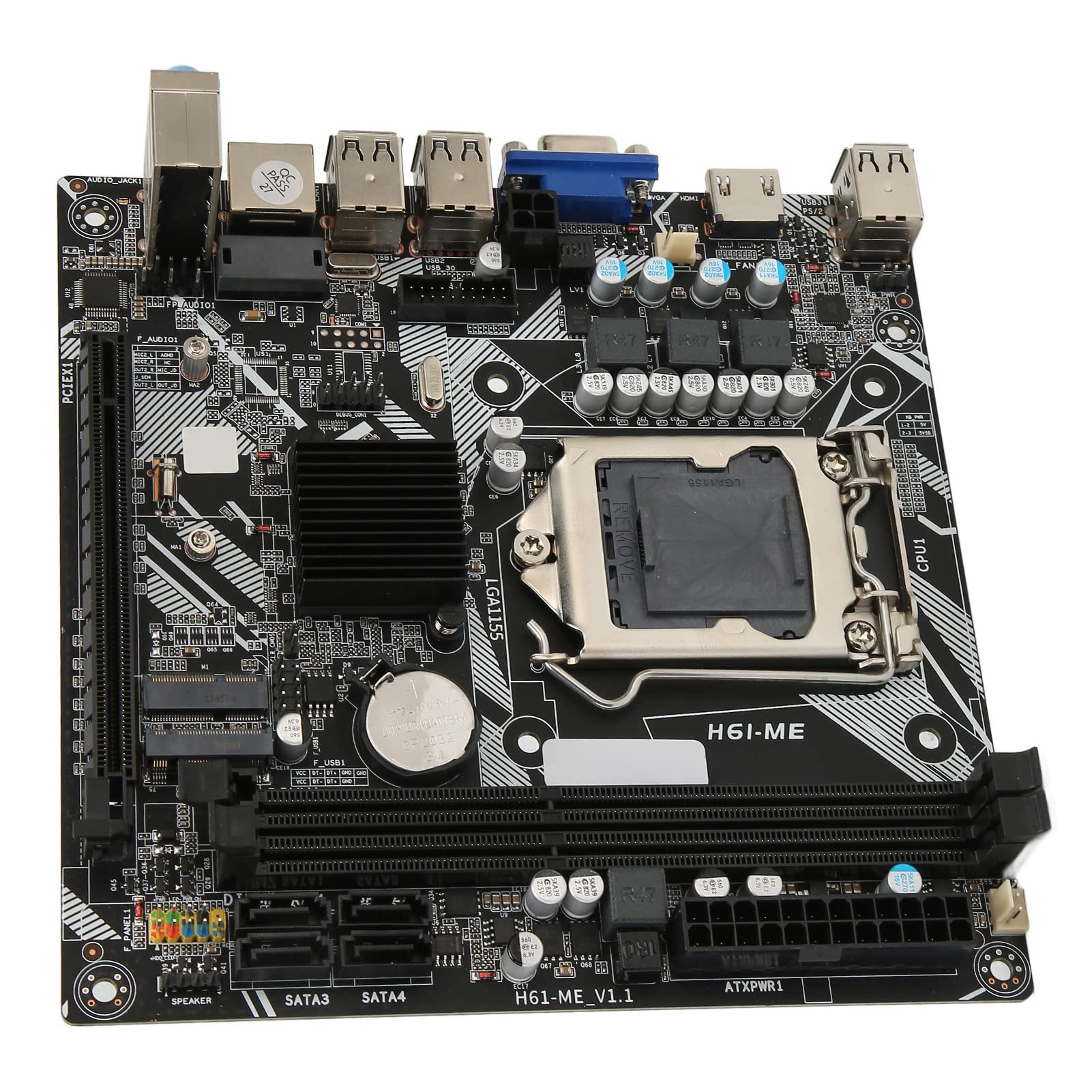 GOWENIC H61 Scheda Madre LGA 1155 Mini ITX DDR3
