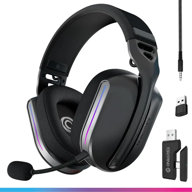 Oniverse Polaris Cuffie Gaming Wireless Eclipse Black 7.1