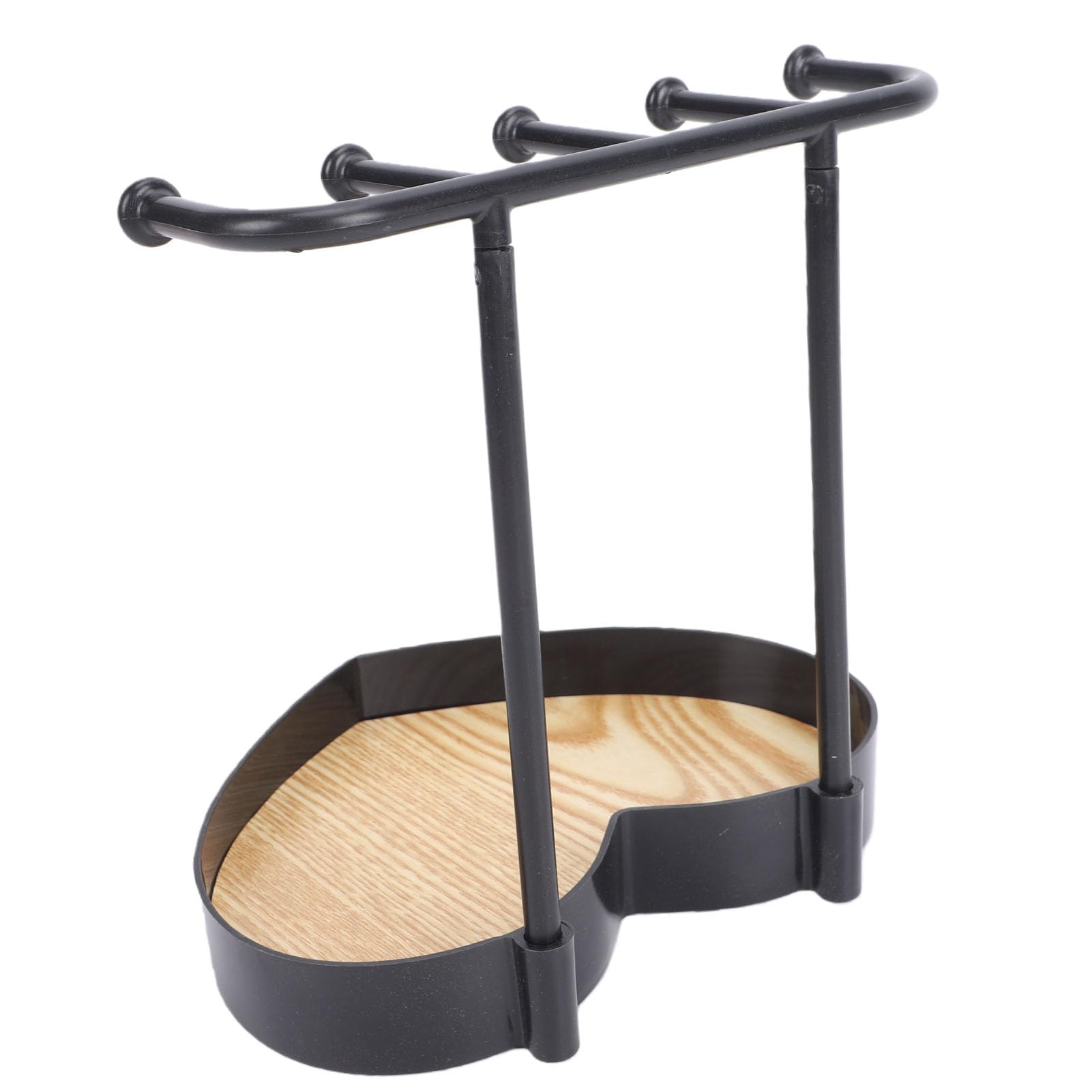 GOWENIC Espositore Gioielli Cuore Nero Porta Collane ABS