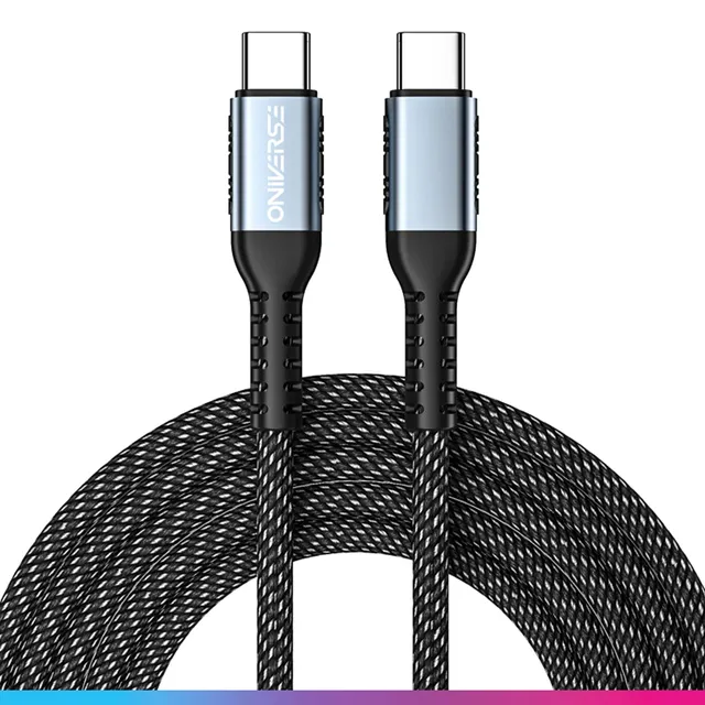 Oniverse cavo USB-C 100W intrecciato 2 metri ricarica rapida