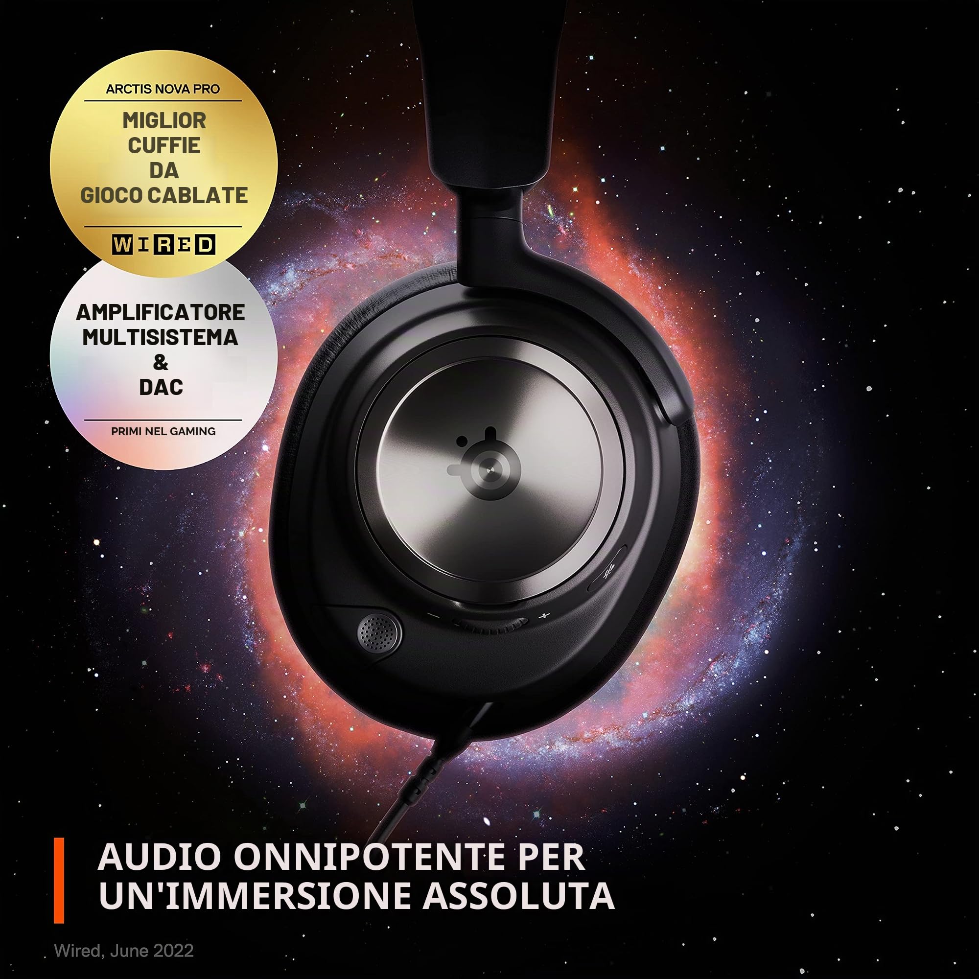 SteelSeries Arctis Nova Pro cuffie gaming multi-sistema Hi-Res