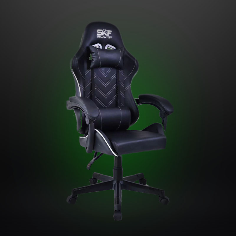 Skull Factory Forge sedia gaming PVC reclinabile con lombare