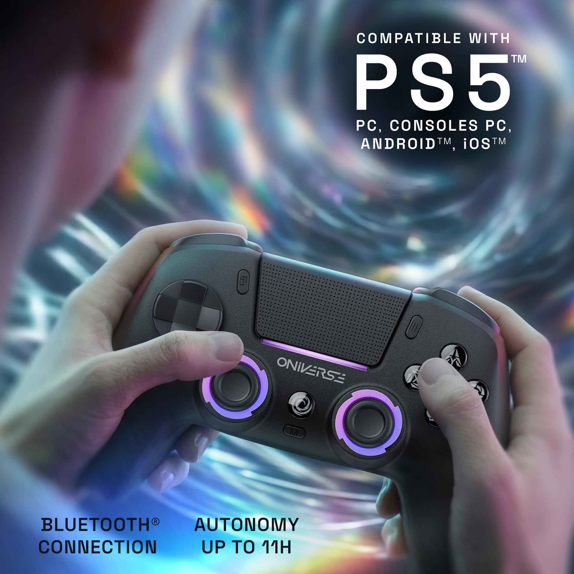 Oniverse Starion Controller Wireless Nero Hall Effect PS5
