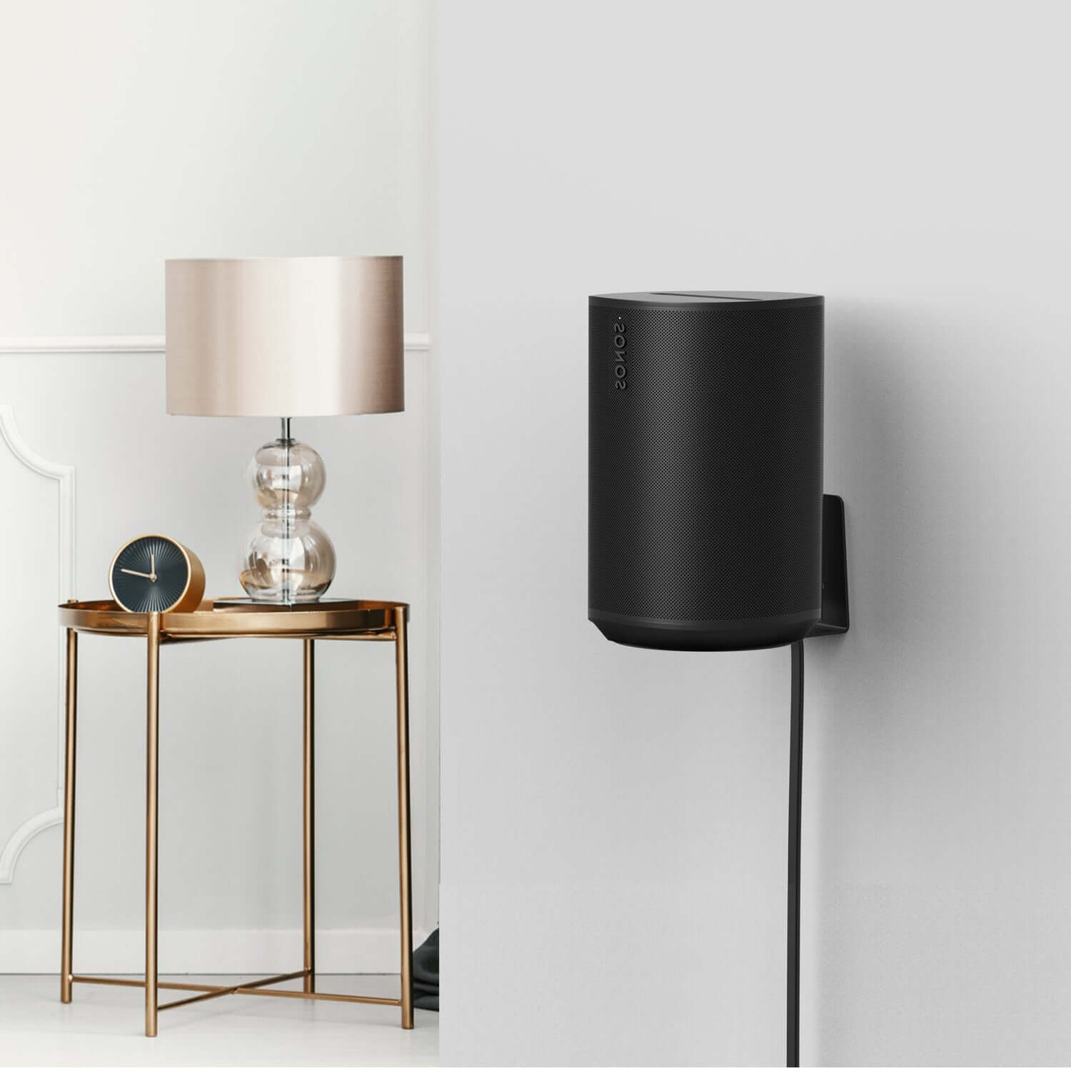 Monzlteck Sonos Mount supporto parete WSE100 Era 100 nero 2 pack