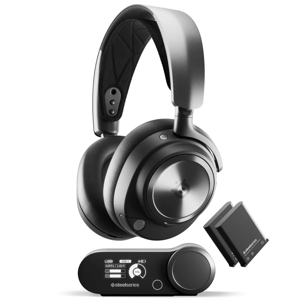 SteelSeries Arctis Nova Pro cuffie gaming wireless nero