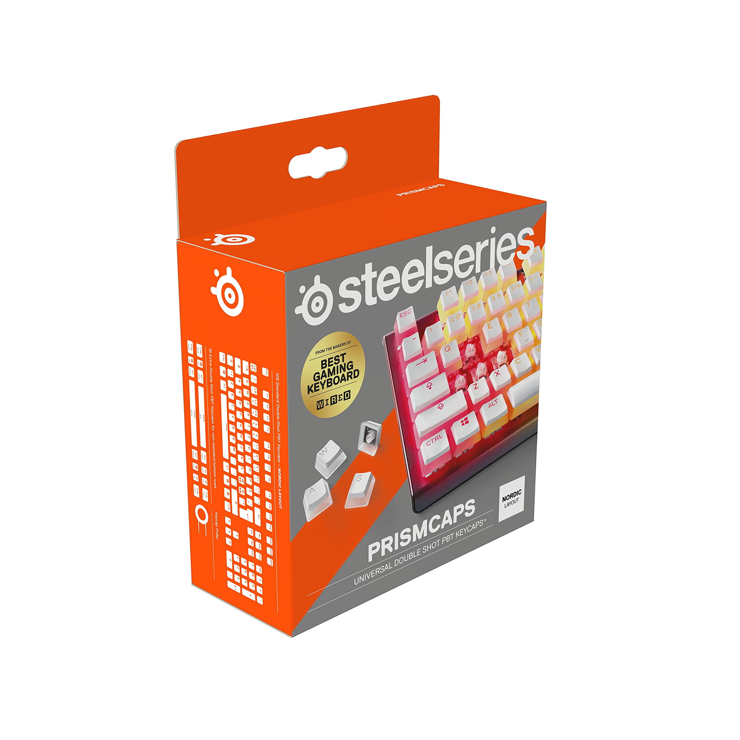 SteelSeries PrismCaps Copritasti Pudding PBT Neri UK
