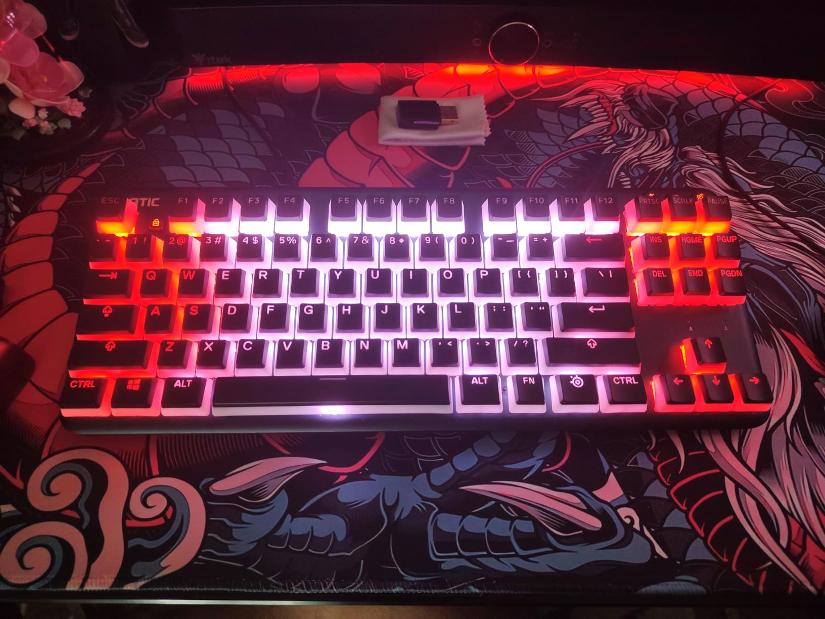 SteelSeries PrismCaps Copritasti Pudding PBT Neri UK
