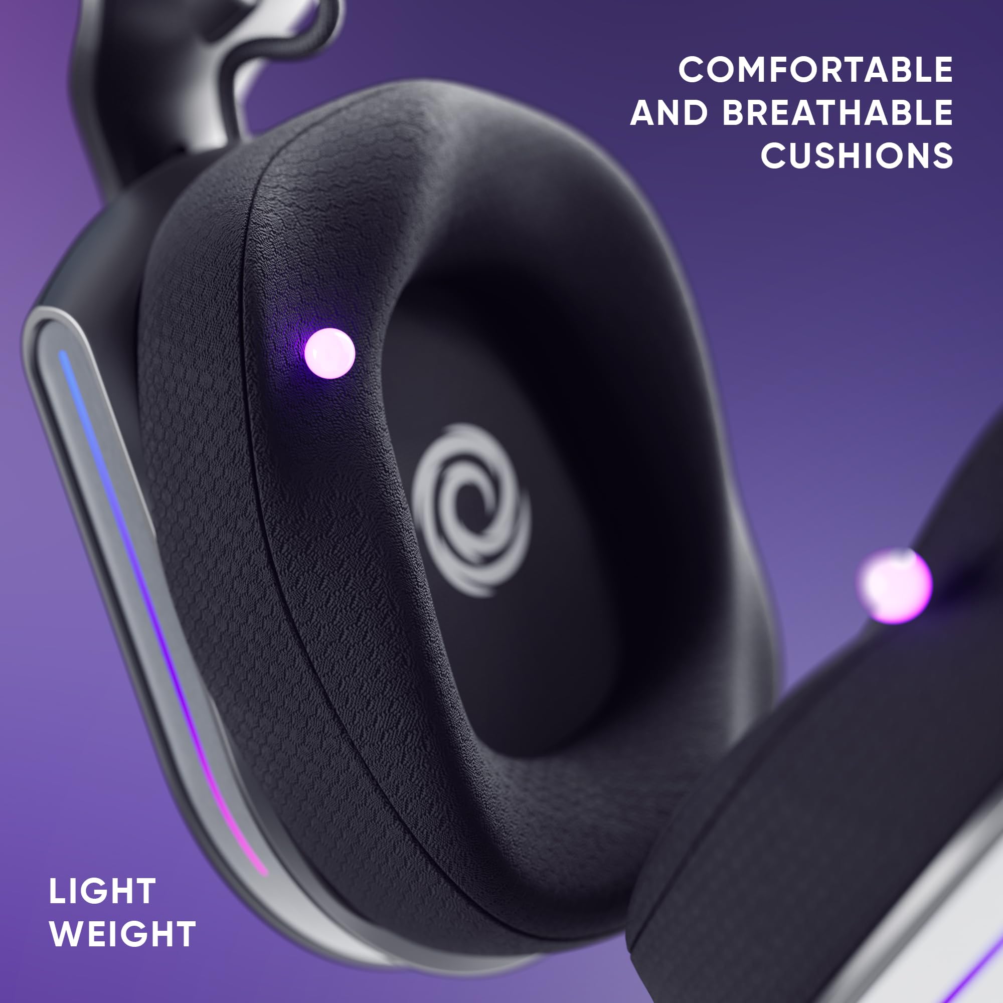 Oniverse Polaris Cuffie Gaming Wireless Eclipse Black 7.1