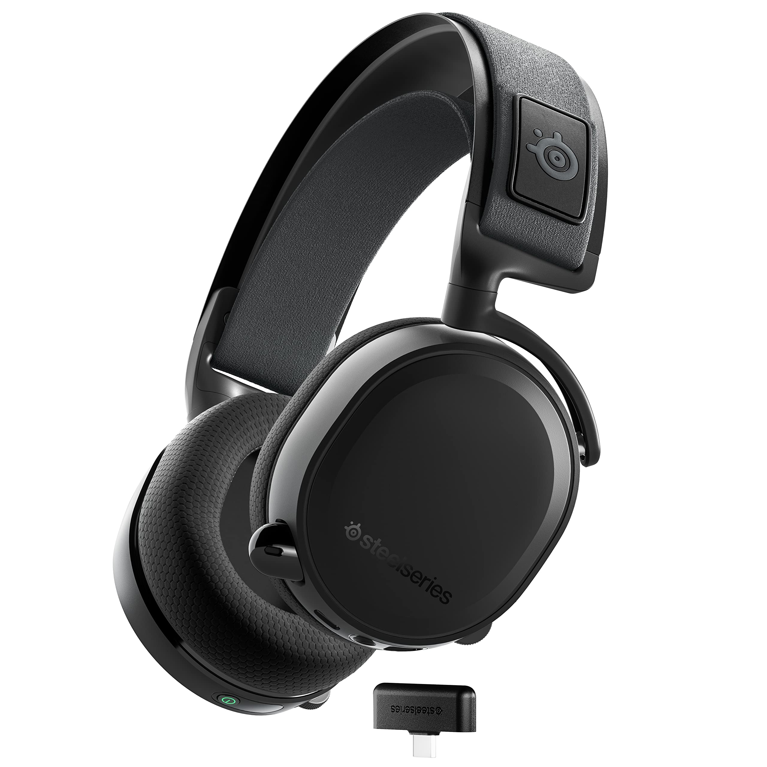 SteelSeries Arctis 7P+ cuffie gaming wireless bianche 30h