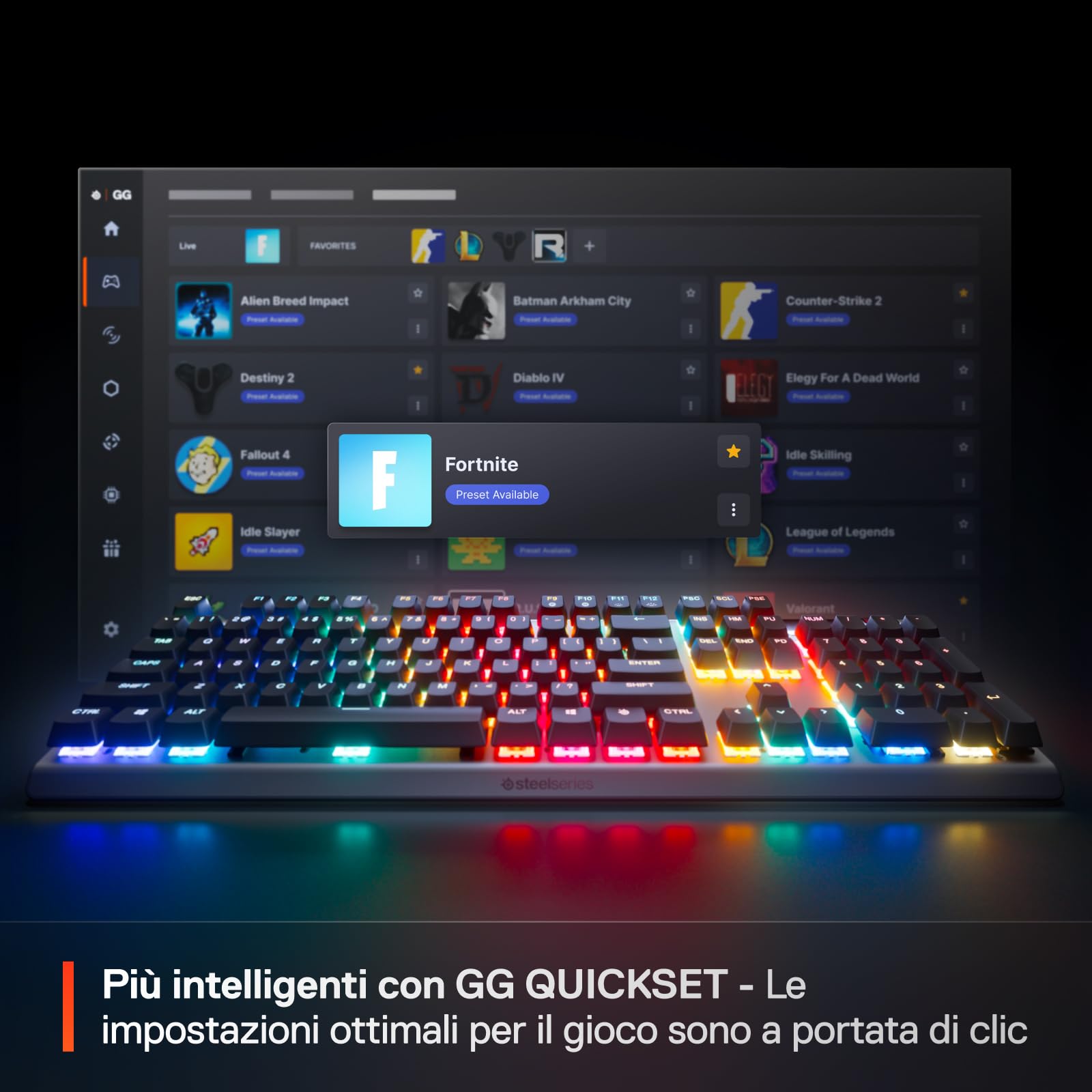 SteelSeries Apex Pro Gen 3 tastiera US QWERTY OmniPoint RGB