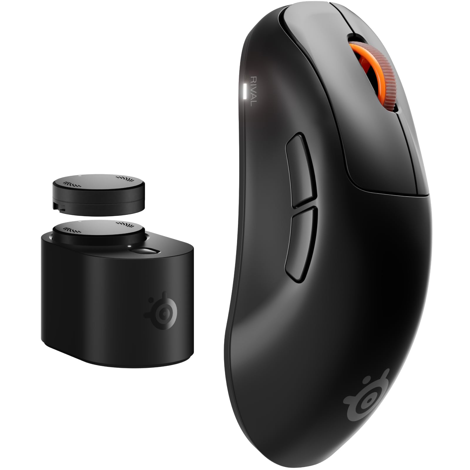 SteelSeries Rival Pro mouse wireless nero 8K UWB ergonomico