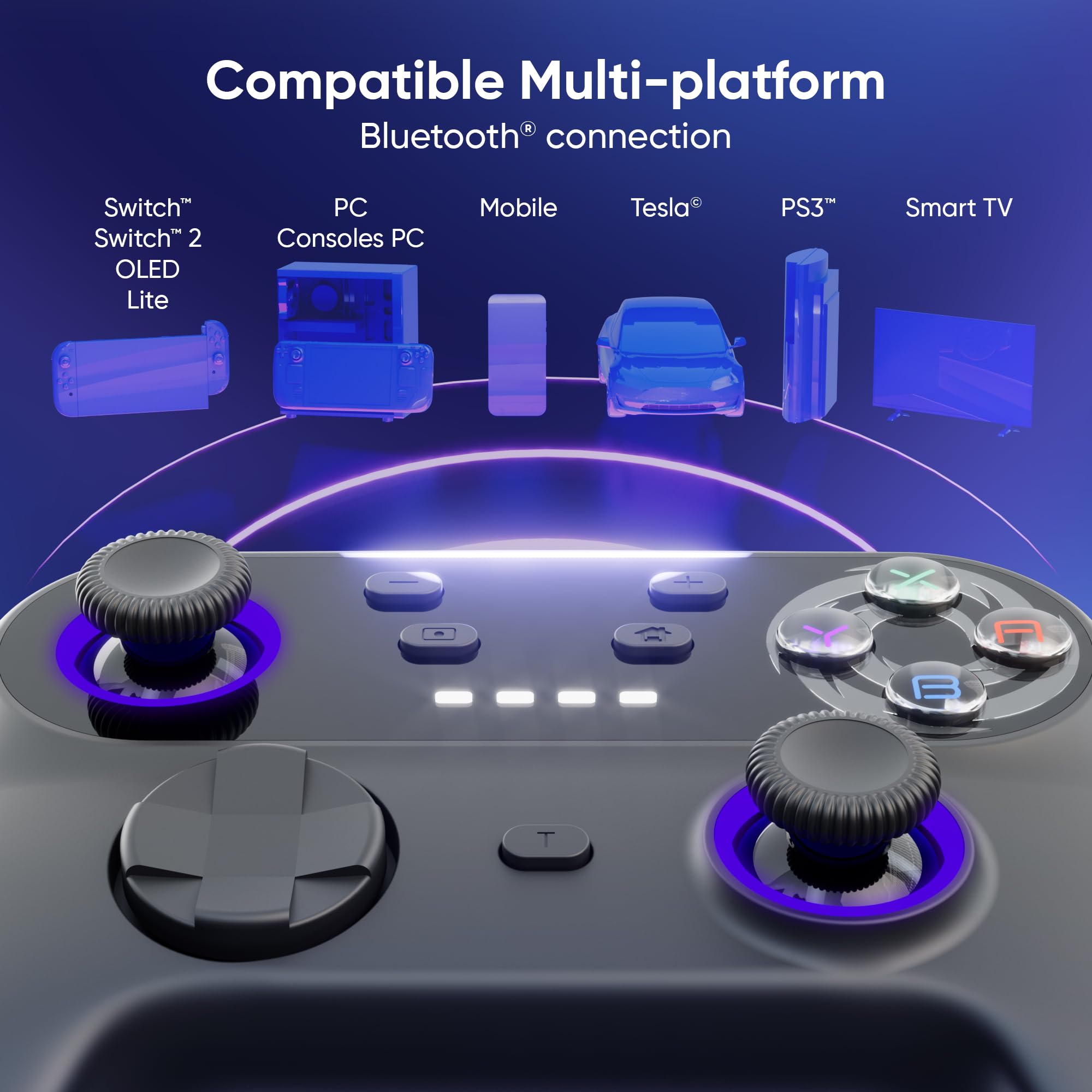 Oniverse Walli controller wireless nero Hall Switch PC 6h
