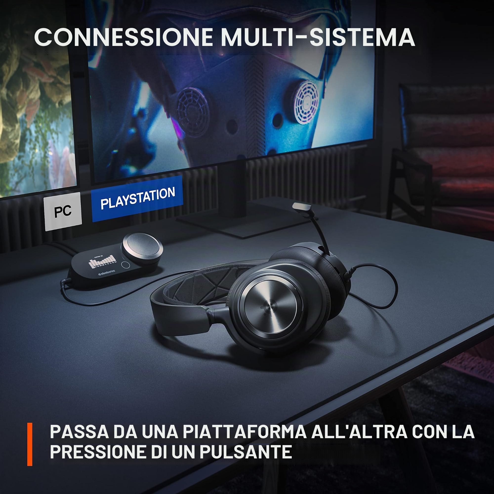 SteelSeries Arctis Nova Pro cuffie gaming multi-sistema Hi-Res